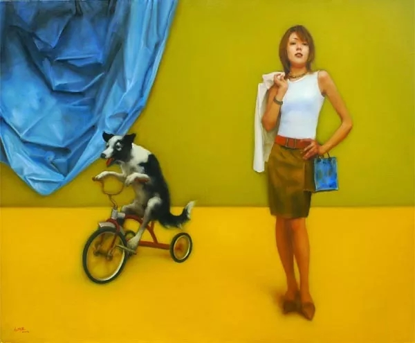 龐茂琨 巧合之四 布面油畫 200×160cm 2010年作