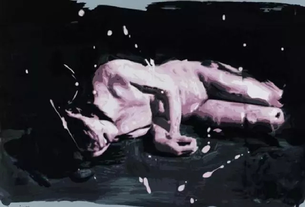 郭偉 故事待定 105×150cm  布面丙烯  2013年作