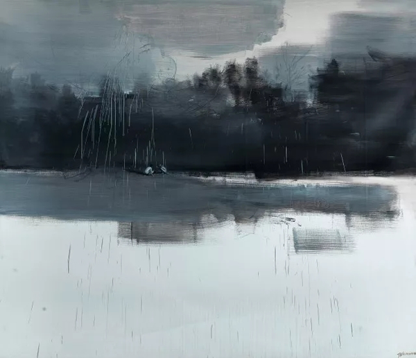賈藹力?無題 布面油畫?2007年220×300cm