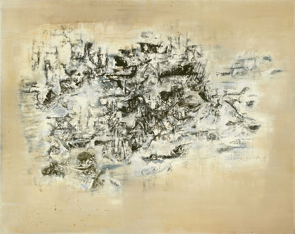 趙無極《09.02.60》 油彩 畫布 73 x 92 cm