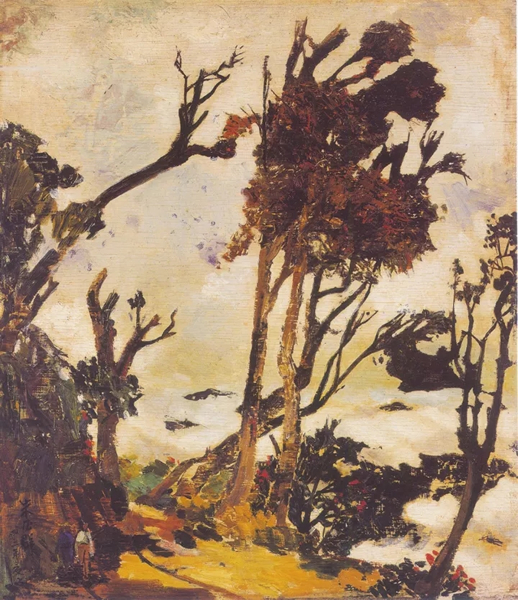 朱德群 《八仙寫生》1953年 布面油畫 72x60cm